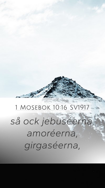 1 Mosebok 10:16 SV1917 Bible Verse Image