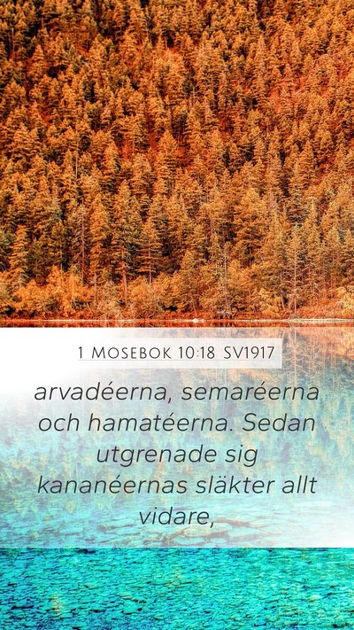 1 Mosebok 10:18 SV1917 Bible Verse Image