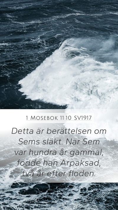 1 Mosebok 11:10 SV1917 Bible Verse Image