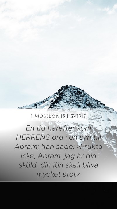 1 Mosebok 15:1 SV1917 Bible Verse Image