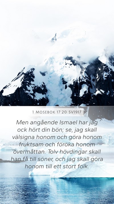 1 Mosebok 17:20 SV1917 Bible Verse Image