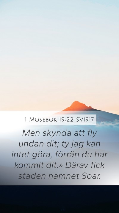 1 Mosebok 19:22 SV1917 Bible Verse Image
