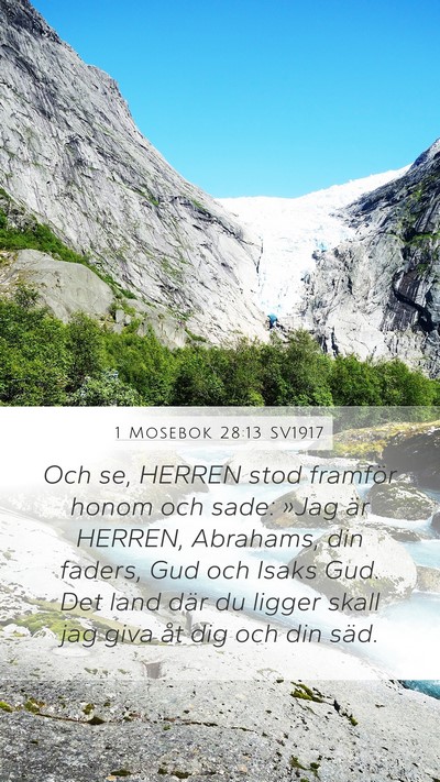 1 Mosebok 28:13 SV1917 Bible Verse Image