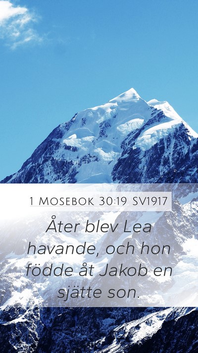 1 Mosebok 30:19 SV1917 Bible Verse Image