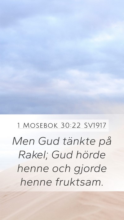 1 Mosebok 30:22 SV1917 Bible Verse Image