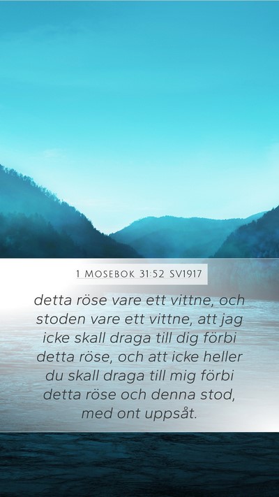 1 Mosebok 31:52 SV1917 Bible Verse Image