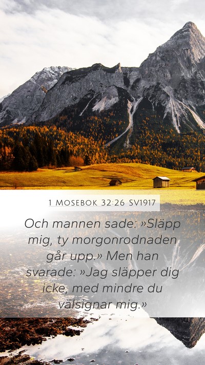 1 Mosebok 32:26 SV1917 Bible Verse Image