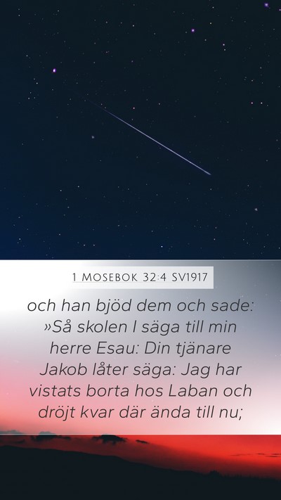 1 Mosebok 32:4 SV1917 Bible Verse Image