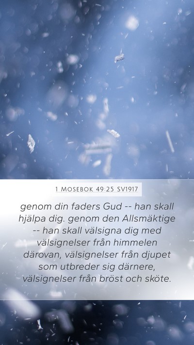 1 Mosebok 49:25 SV1917 Bible Verse Image