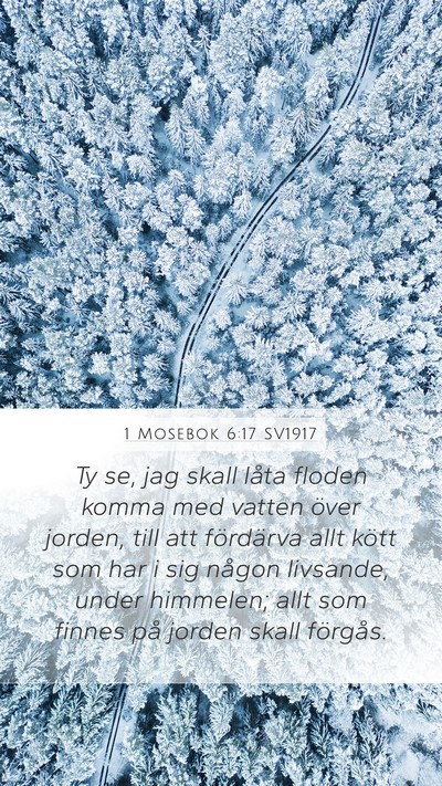 1 Mosebok 6:17 SV1917 Bible Verse Image