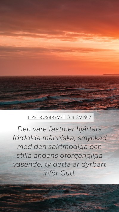 1 Petrusbrevet 3:4 SV1917 Bible Verse Image