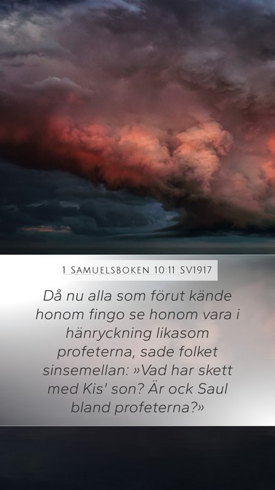 1 Samuelsboken 10:11 SV1917 Bible Verse Image
