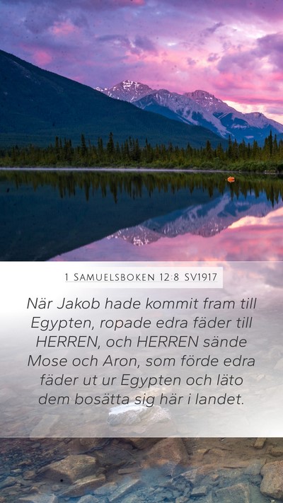 1 Samuelsboken 12:8 SV1917 Bible Verse Image