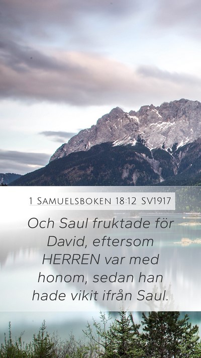 1 Samuelsboken 18:12 SV1917 Bible Verse Image