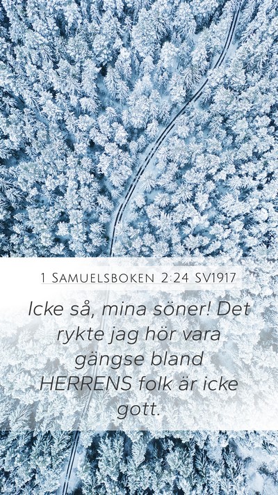 1 Samuelsboken 2:24 SV1917 Bible Verse Image