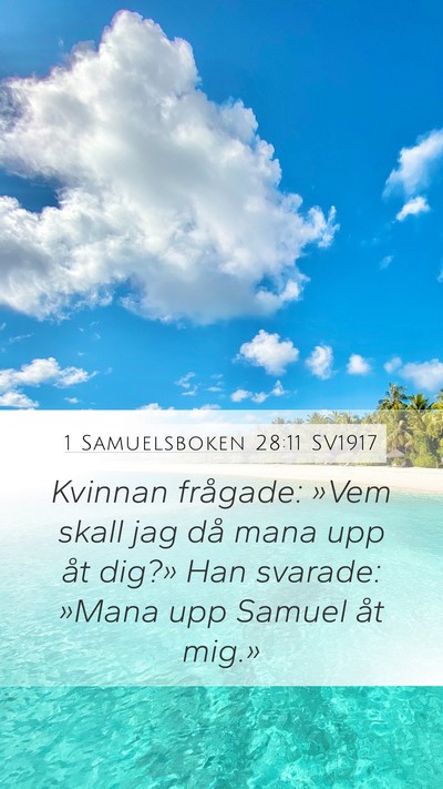 1 Samuelsboken 28:11 SV1917 Bible Verse Image
