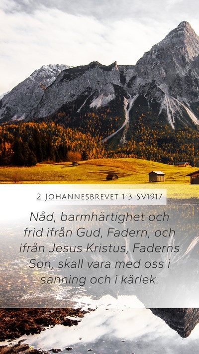 2 Johannesbrevet 1:3 SV1917 Bible Verse Image