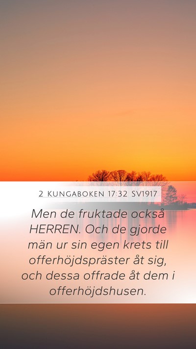 2 Kungaboken 17:32 SV1917 Bible Verse Image