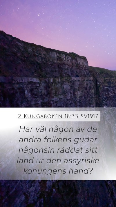 2 Kungaboken 18:33 SV1917 Bible Verse Image