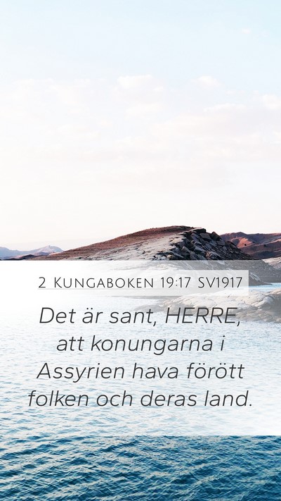 2 Kungaboken 19:17 SV1917 Bible Verse Image