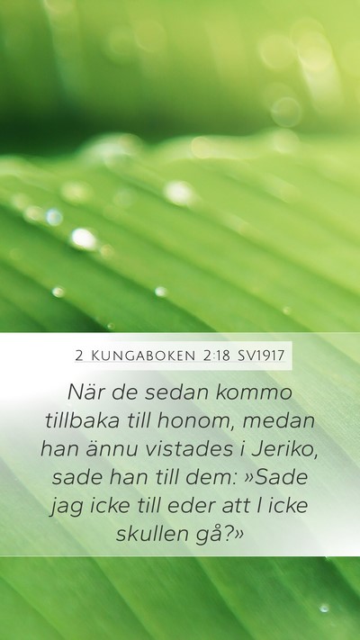 2 Kungaboken 2:18 SV1917 Bible Verse Image