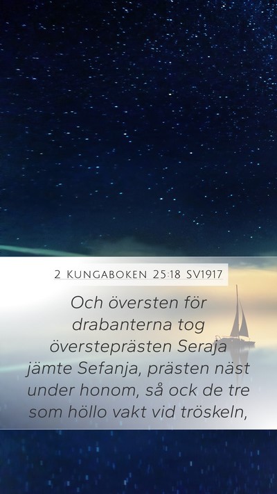 2 Kungaboken 25:18 SV1917 Bible Verse Image