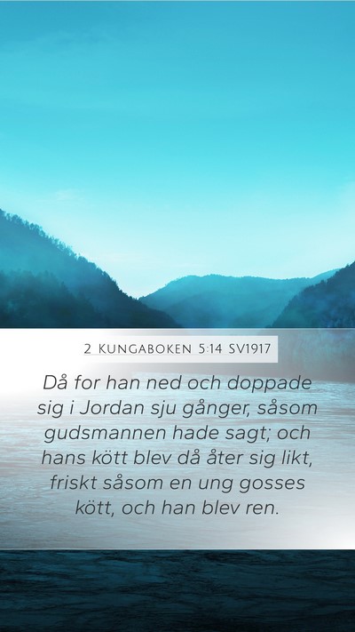 2 Kungaboken 5:14 SV1917 Bible Verse Image