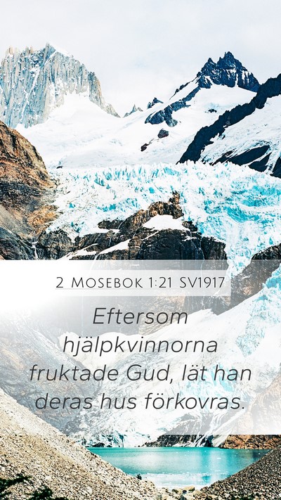 2 Mosebok 1:21 SV1917 Bible Verse Image