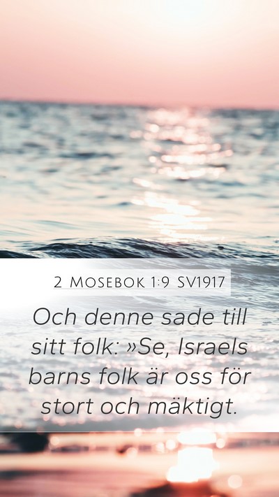 2 Mosebok 1:9 SV1917 Bible Verse Image
