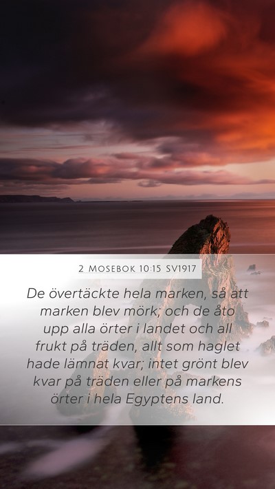 2 Mosebok 10:15 SV1917 Bible Verse Image