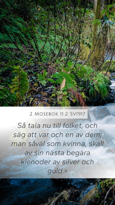 2 Mosebok 11:2 SV1917 Bible Verse Image