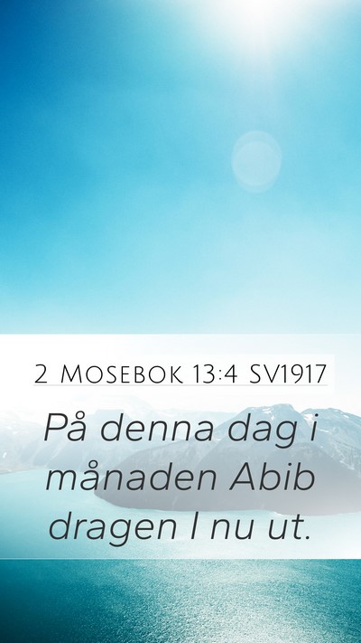 2 Mosebok 13:4 SV1917 Bible Verse Image