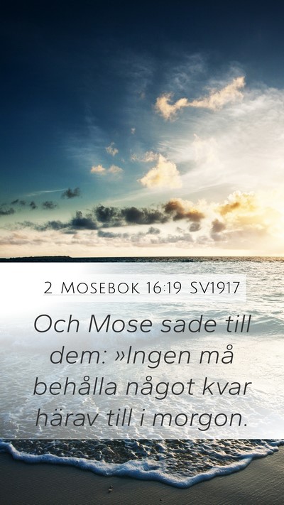 2 Mosebok 16:19 SV1917 Bible Verse Image