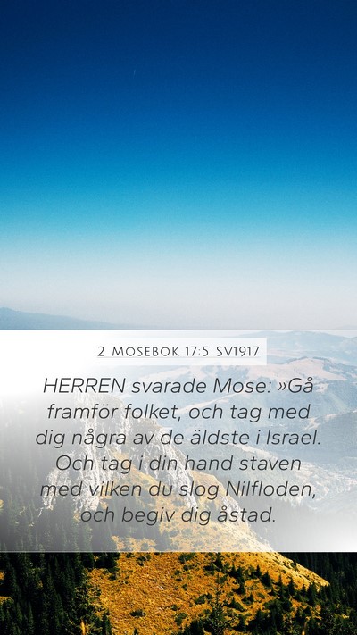 2 Mosebok 17:5 SV1917 Bible Verse Image