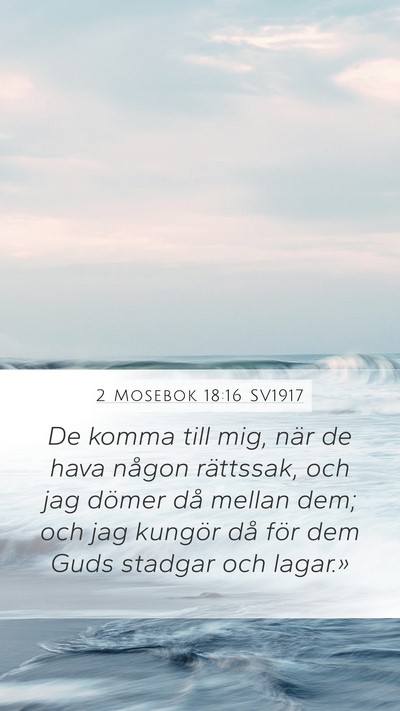 2 Mosebok 18:16 SV1917 Bible Verse Image