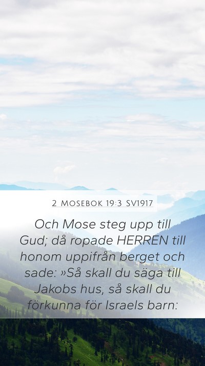 2 Mosebok 19:3 SV1917 Bible Verse Image