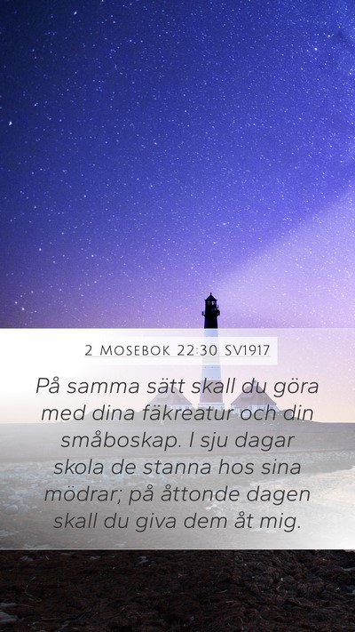 2 Mosebok 22:30 SV1917 Bible Verse Image