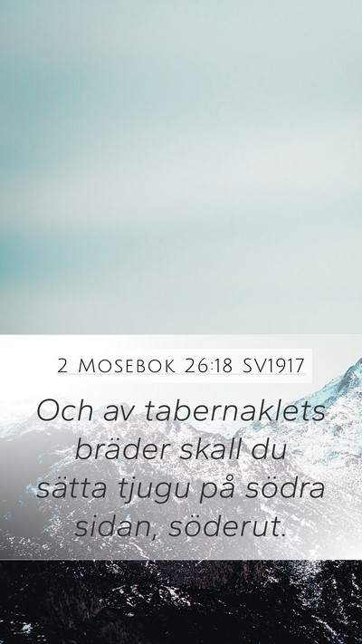 2 Mosebok 26:18 SV1917 Bible Verse Image