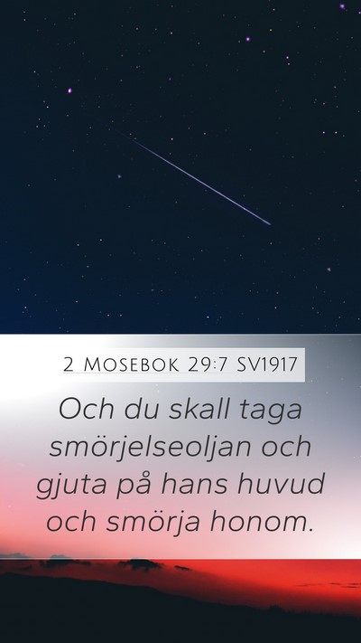 2 Mosebok 29:7 SV1917 Bible Verse Image