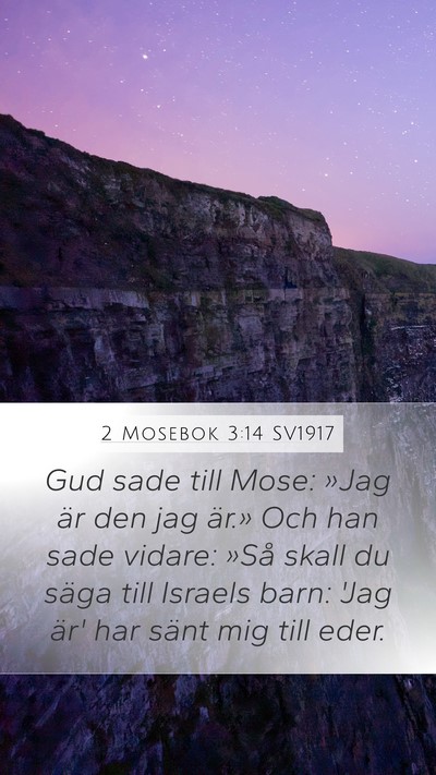 2 Mosebok 3:14 SV1917 Bible Verse Image