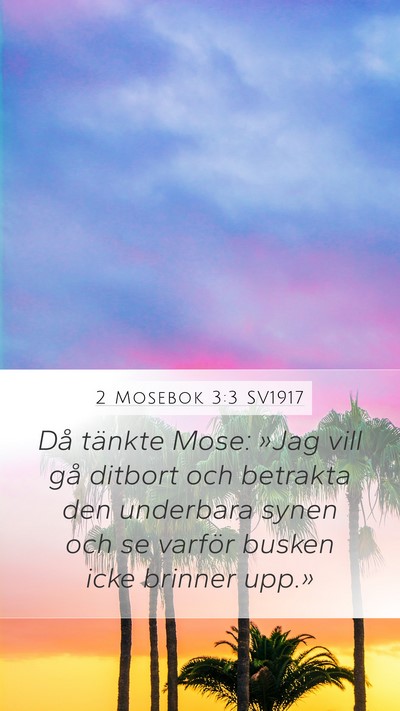 2 Mosebok 3:3 SV1917 Bible Verse Image