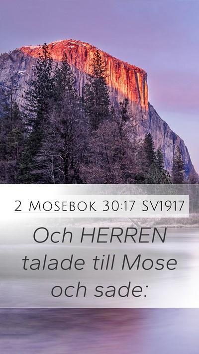 2 Mosebok 30:17 SV1917 Bible Verse Image