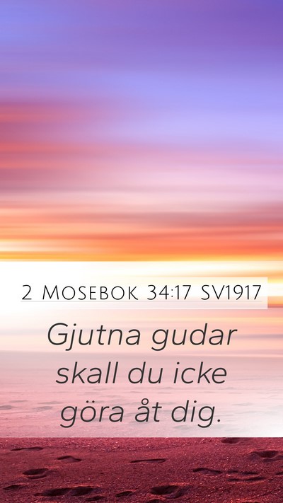 2 Mosebok 34:17 SV1917 Bible Verse Image