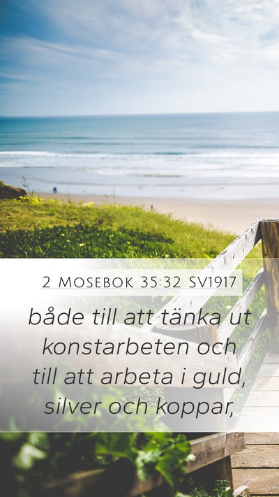 2 Mosebok 35:32 SV1917 Mobile Phone Wallpaper - både till att tänka ut konstarbeten och till - Mobile Bible Verse Wallpaper