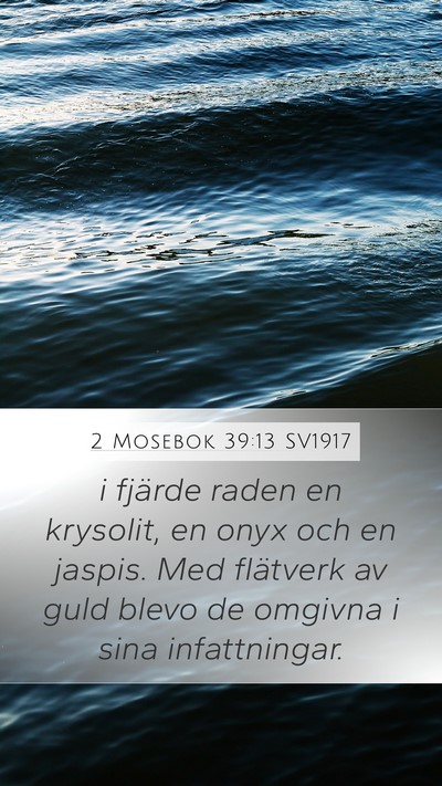 2 Mosebok 39:13 SV1917 Bible Verse Image