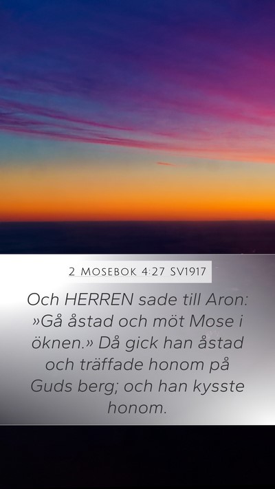 2 Mosebok 4:27 SV1917 Bible Verse Image