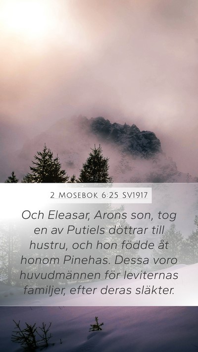 2 Mosebok 6:25 SV1917 Bible Verse Image