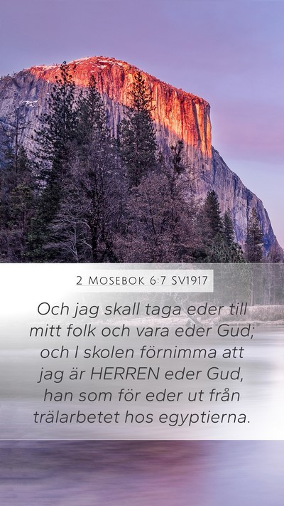 2 Mosebok 6:7 SV1917 Bible Verse Image