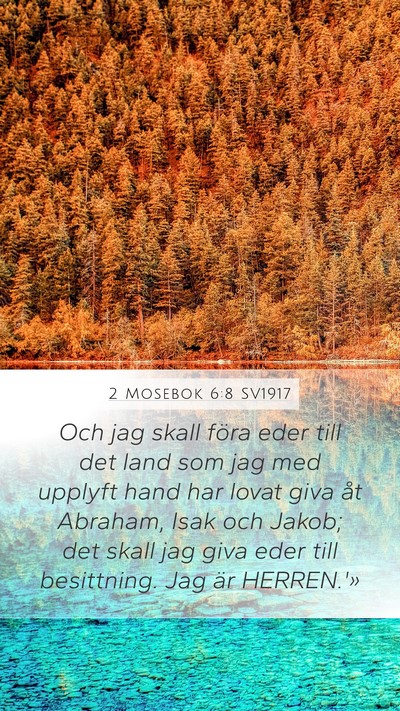 2 Mosebok 6:8 SV1917 Bible Verse Image