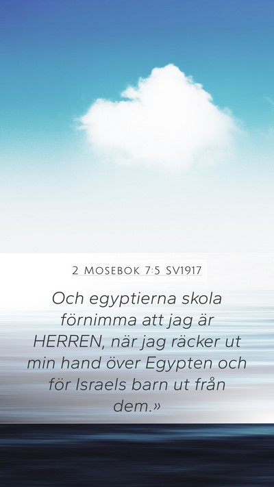 2 Mosebok 7:5 SV1917 Bible Verse Image